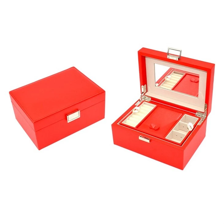 Branded Small Mirror Jewellery Box Branded Small Mirror Jewellery Box