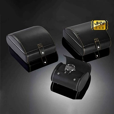 Black Button Watch Box