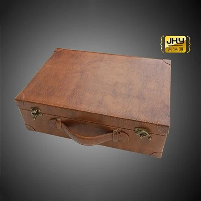 Luxury Vintage Leather Wine Box